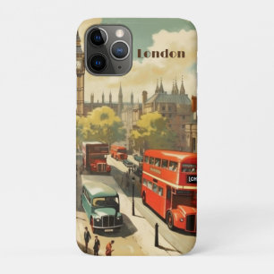 Vintage London Big Ben Custom Text Case-Mate iPhone Case