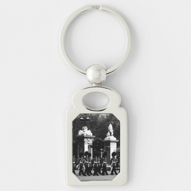 Vintage London Changing guard Buckingham palace Key Ring (Front)