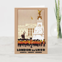 Vintage London England by Railway Travel Postcard