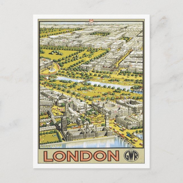 Vintage London England Postcard (Front)
