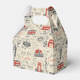Vintage London Favor Box