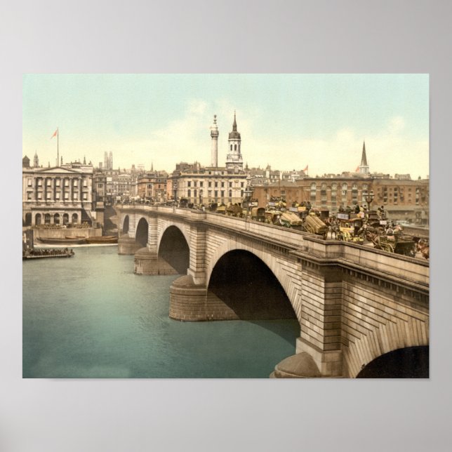 Vintage London Illustration Poster (Front)