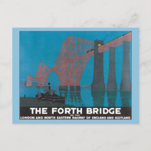 Vintage London, North Eastern railway bridge Postcard
