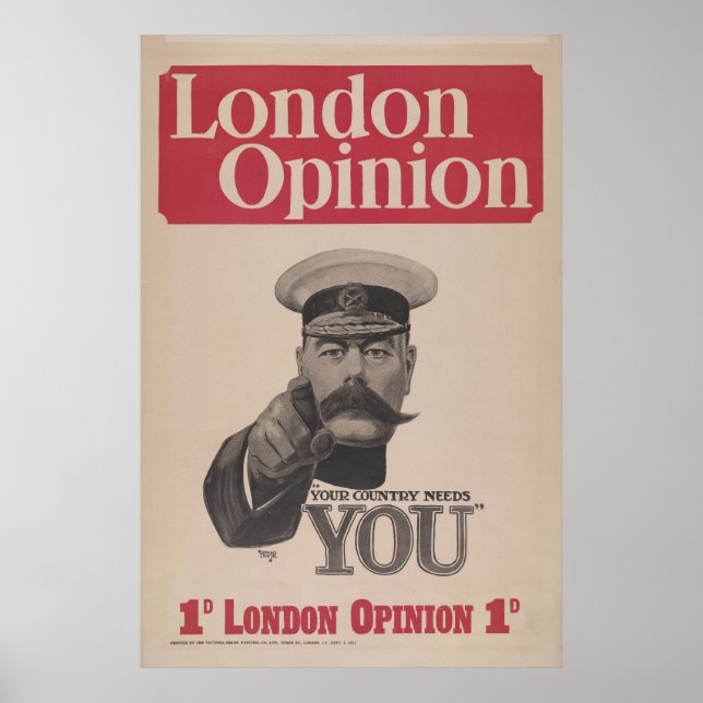 Vintage London Opinion Cover Poster (Front)