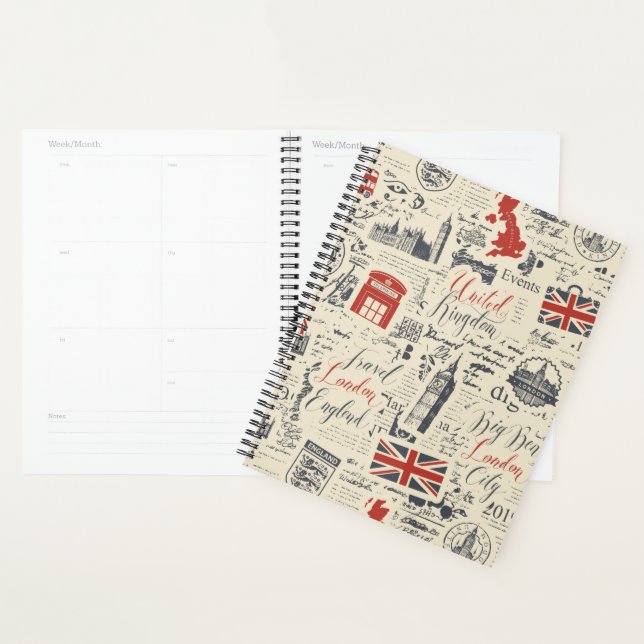 Vintage London Planner (Display)