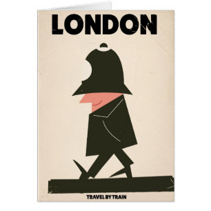 Vintage London Policeman travel poster