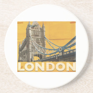 Vintage London Poster Coaster