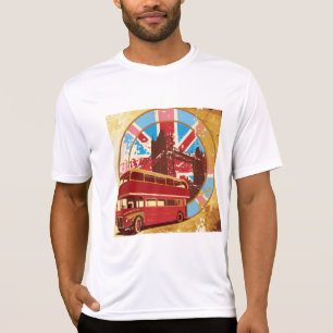 Vintage London Red Double Decker Bus T-Shirt