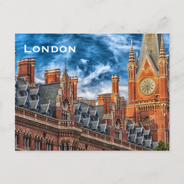 Vintage London Travel Tourism Postcard (Front)