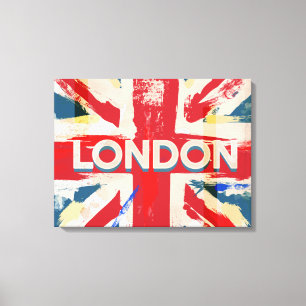 Vintage London Union Poster Canvas Print