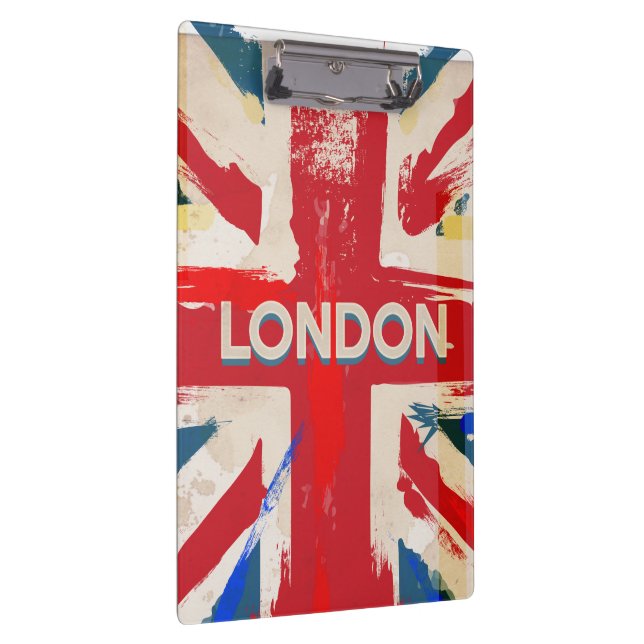 Vintage London Union Poster Clipboard (Right)