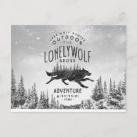 Vintage Lonely Wolf Adventure Mississipi Travel