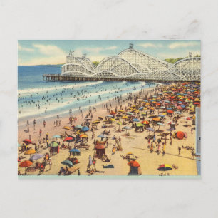 Vintage Long Beach California Postcard