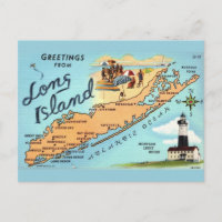 Vintage Long Island Map