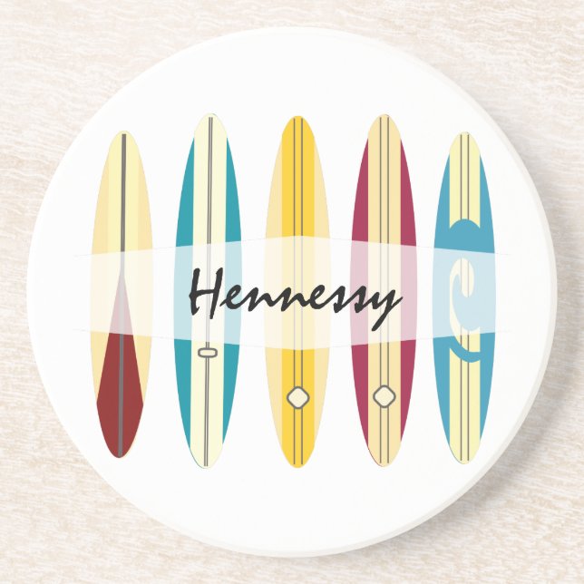 Vintage Longboards Coaster (Front)