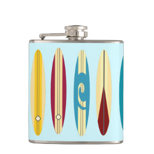 Vintage Longboards Hip Flask
