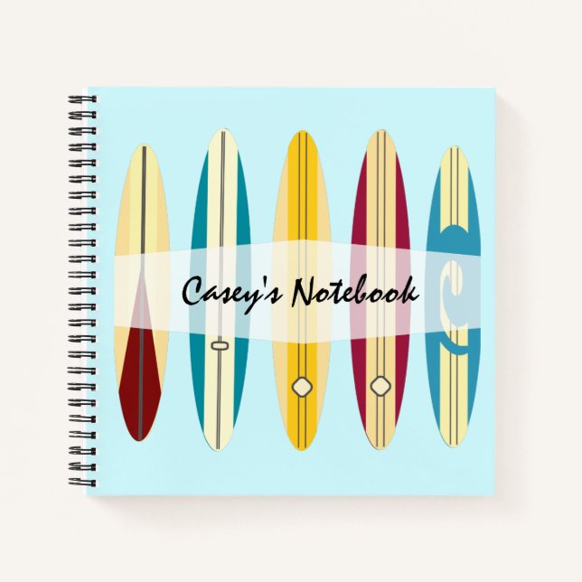 Vintage Longboards Notebook (Front)
