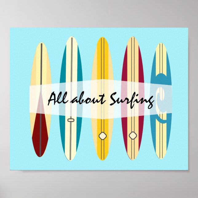 Vintage Longboards Poster (Front)