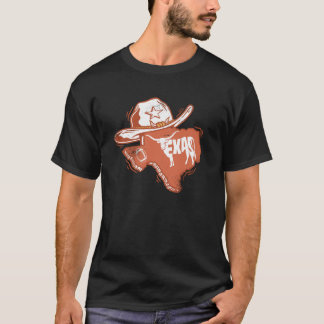 Vintage Longhorn Texas Retro Austin Pride Trendy D T-Shirt