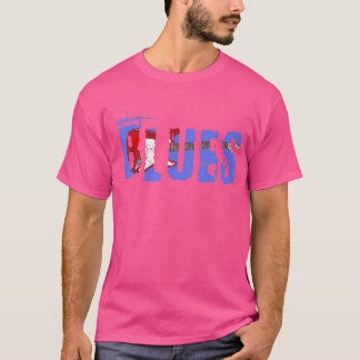 Vintage Look Blues Guitar T-Shirt