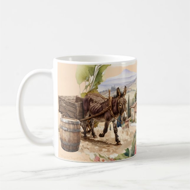 Vintage Look Donkey Mug (Left)
