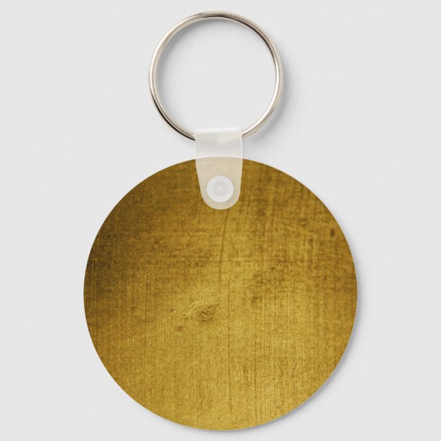 Vintage-Look gold used Key Ring (Front)