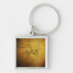 Vintage-Look gold used. Vintage Art Key Ring