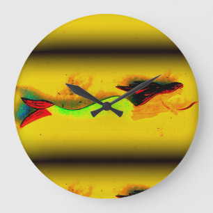 vintage look mermaid clock