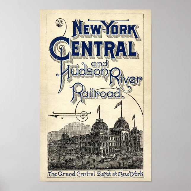 Vintage Look New York Central Poster (Front)