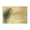 Vintage Look Peacock Feather RSVP Custom