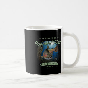 Vintage Look Rainbow Trout Fishing Gifts Coffee Mug