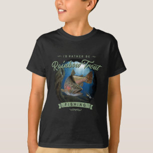 Vintage Look Rainbow Trout Fishing Gifts T-Shirt