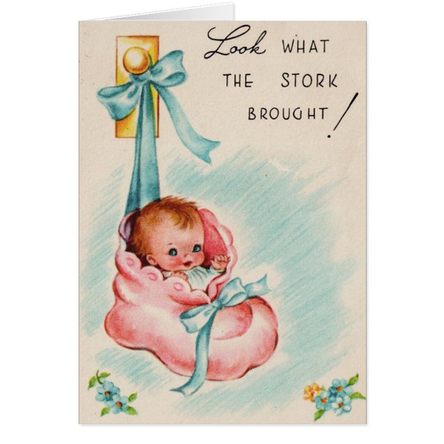 Vintage - Look What the Stork Brought, (Front)
