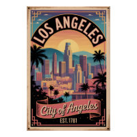 Vintage Los Angeles California City of Angels