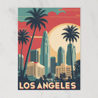 Vintage Los Angeles Travel Postcard