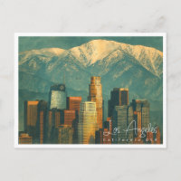  Vintage Los Angeles Watercolor | Retro California