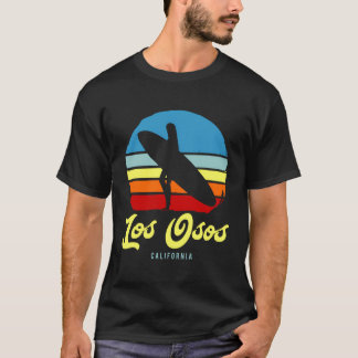 Vintage Los Osos California Surf Hoodie T-Shirt
