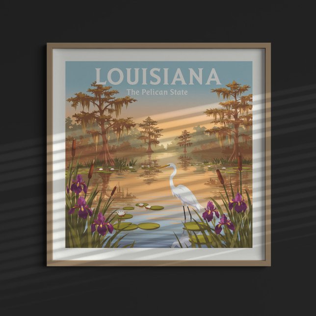 Vintage Louisiana Poster (Creator Uploaded)