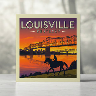 Vintage Louisville Kentucky Tile
