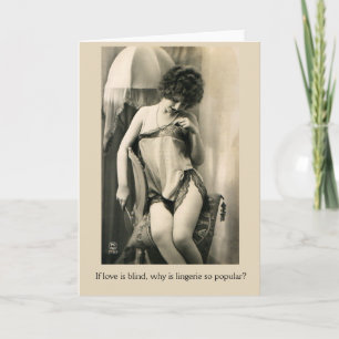 Vintage - Love and Lingerie, Card