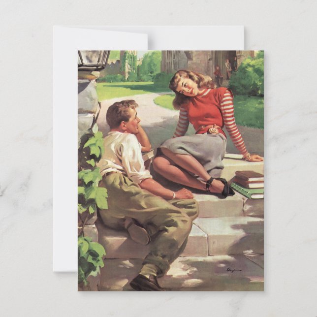 Vintage Love and Romance, High School Sweethearts (Front)