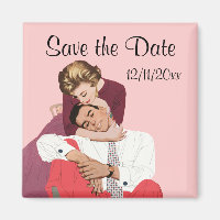 Vintage Love and Romance, Newlyweds Save the Date