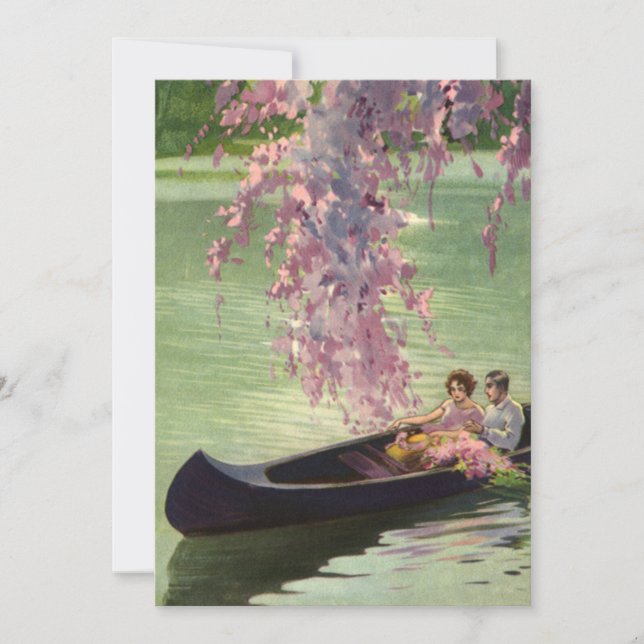 Vintage Love and Romance, Romantic Canoe Ride (Front)