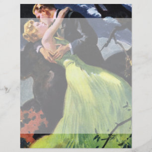 Vintage Love and Romance, Romantic Kiss