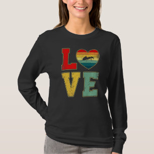 Vintage Love Ant Retro 70s 80s Heart Farm Animals T-Shirt