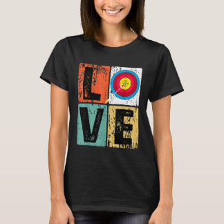 Vintage Love Archery Target Board Archery T-Shirt