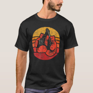 Vintage Love Boxing Lover Boxer Gloves Funny Sport T-Shirt