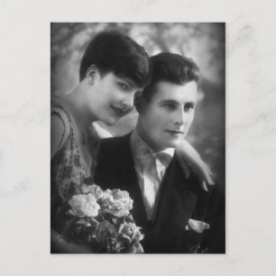 Vintage Love from France Postcard