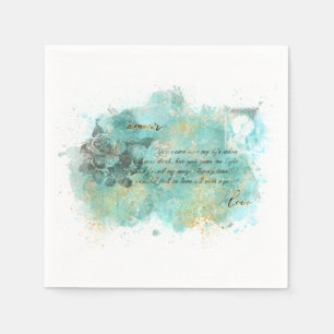 Vintage Love Letter Napkins