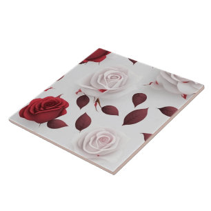 Vintage Love Popular Rose Collection Tile
